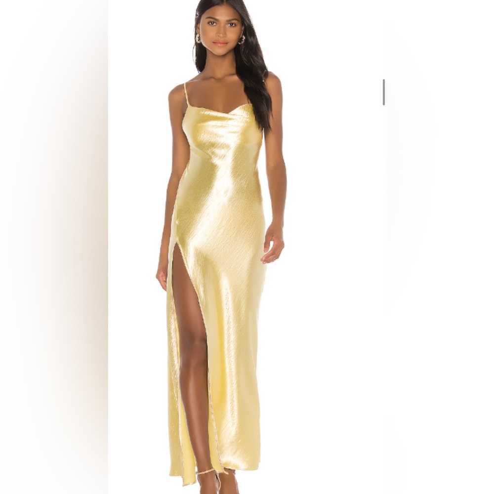 Resa Yellow River Slip Dress